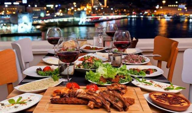 BOSPHORUS STEAK & TURKISH NIGHT SHOW CRUISE-STAGE TABLE NON ALCOHOL MENU