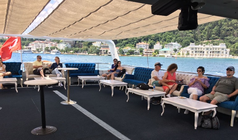 Afternoon Bosphorus and Black Sea Cruise with lunch on board the boat